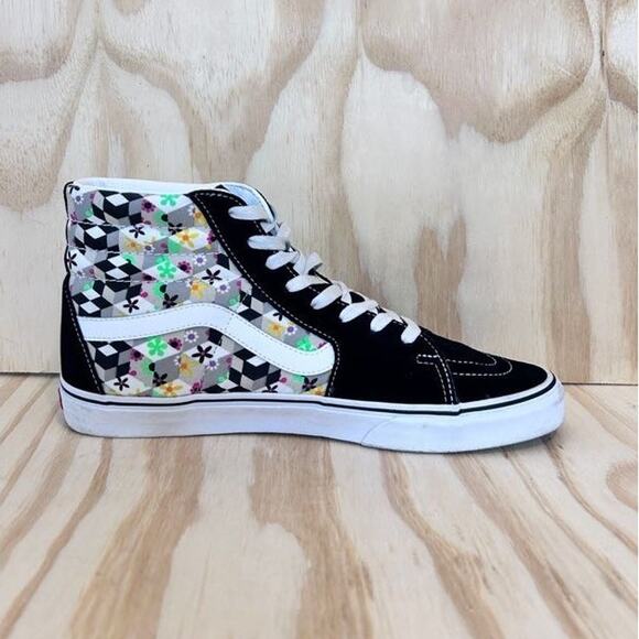 Vans Off The Wall - SK8 Hi Checker Cube - Sneakers - Black/Gray - Men's - 12 - Picture 5 of 9